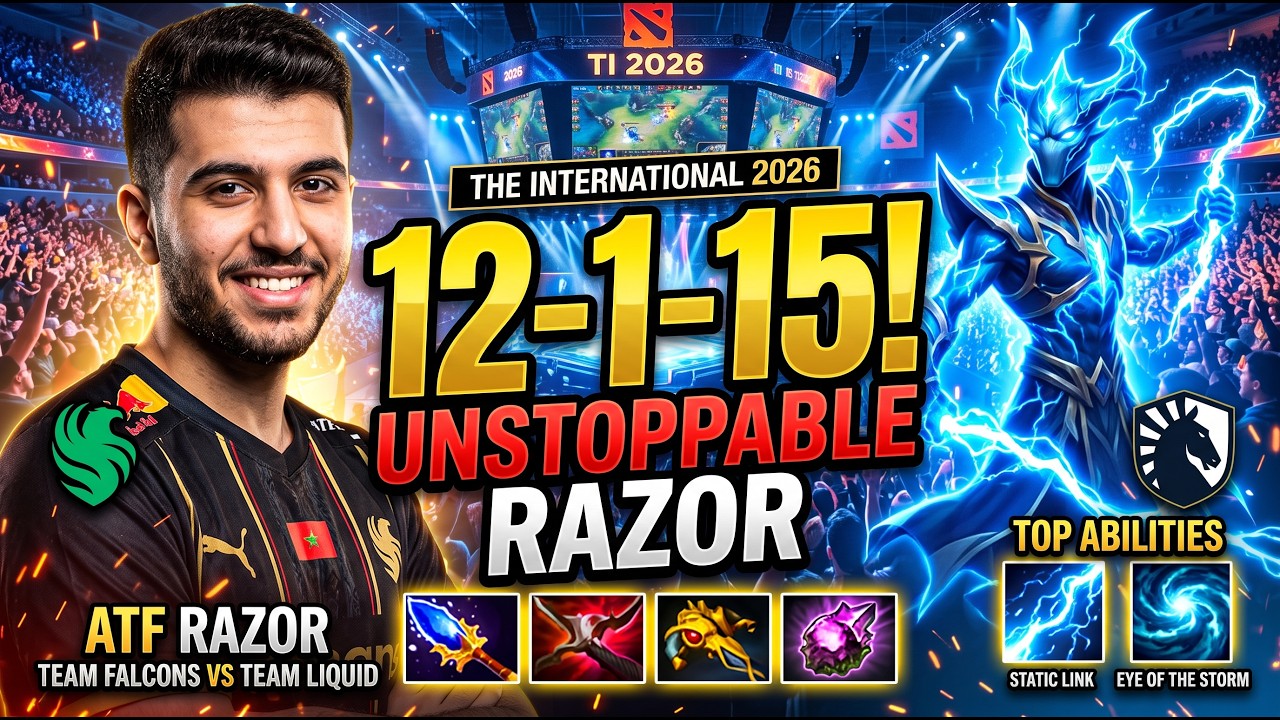 AMMAR ATF RAZOR is a NIGHTMARE! Falcons vs Liquid - The International 2026