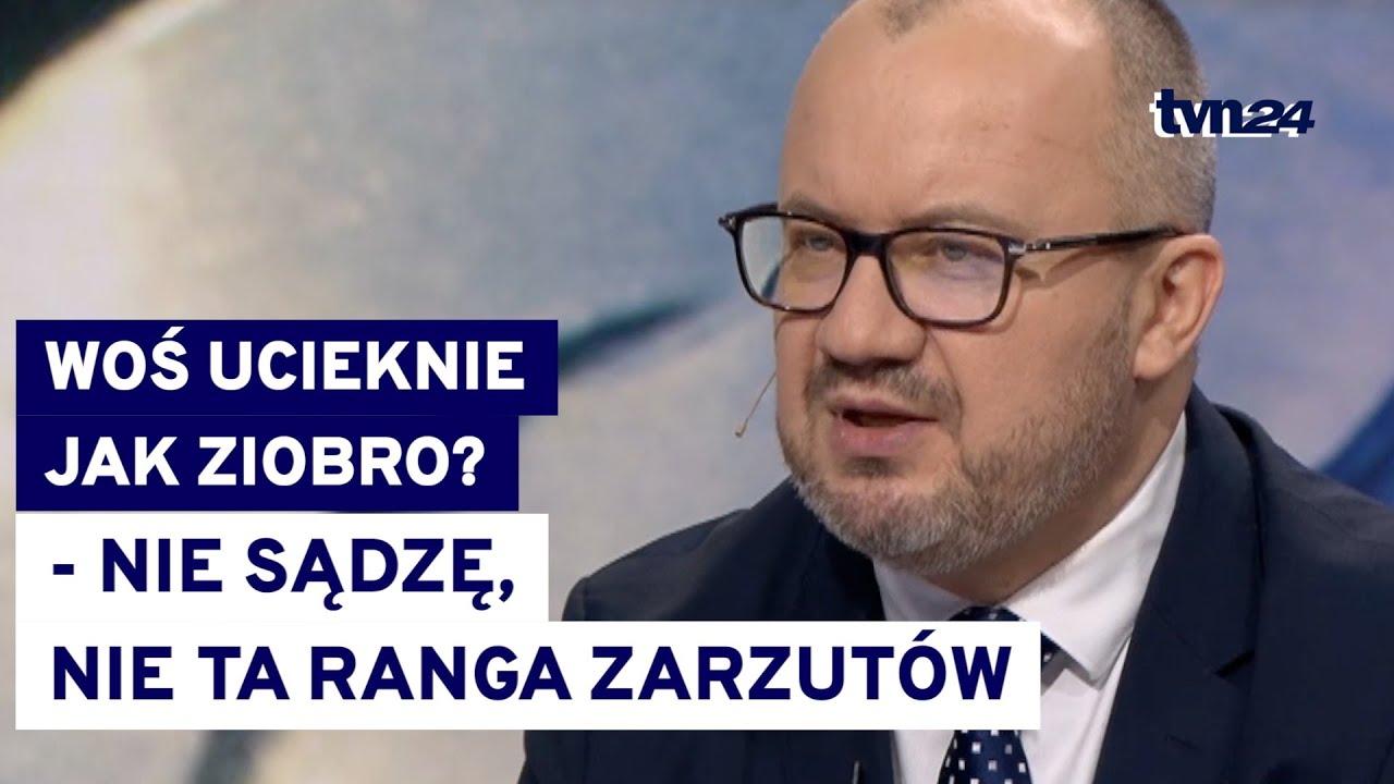 Michał Woś ma już uchylony immunitet do sprawy Funduszu Sprawiedliwości - zauważa Adam Bodnar