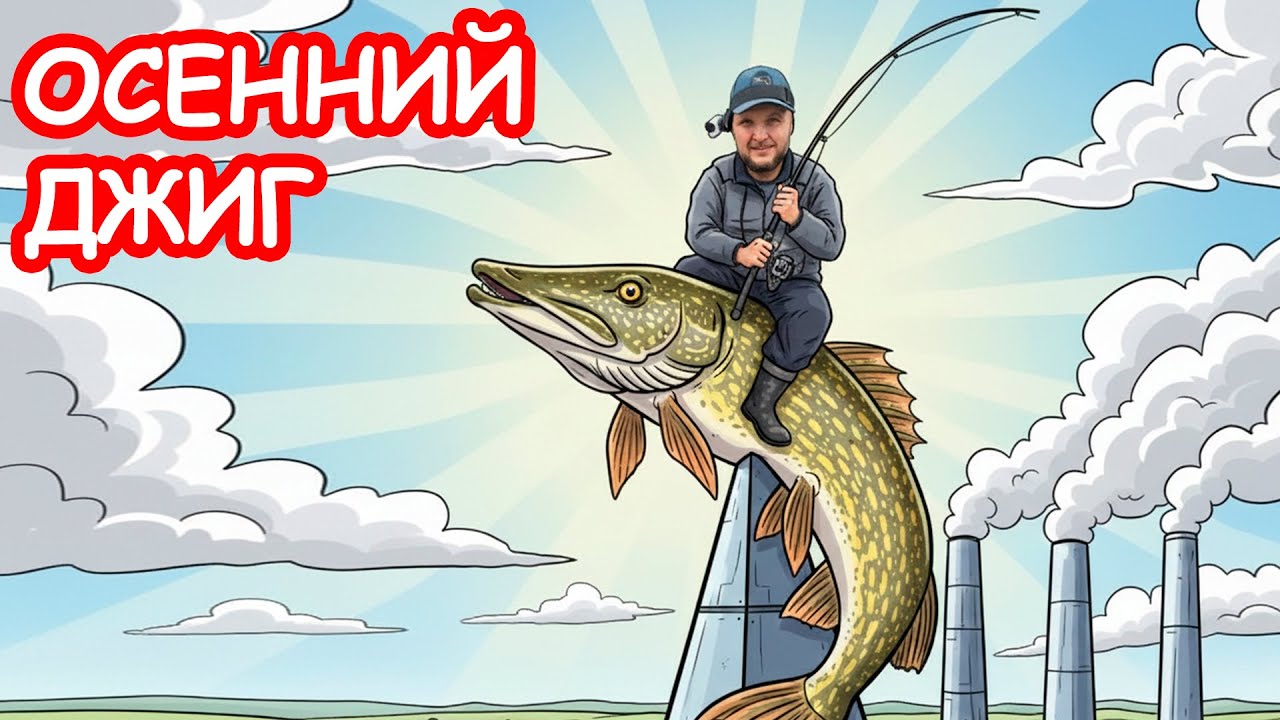 ОСЕННИЙ ДЖИГ. ЛОВИМ ЩУКУ В ГОРОДЕ. РЫБАЛКА НА СПИННИНГ
