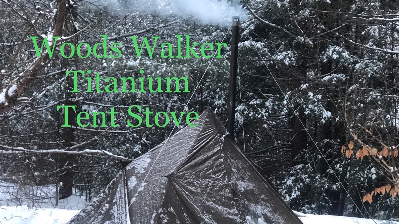 A Look at the Woods Walker titanium stove and set up