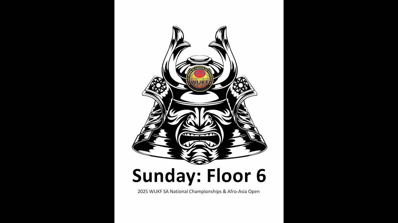 🔴 LIVE | 2025 WUKF SA National Championship & Afro-Asia Open | Floor 6 | Sunday | 6 April | PE