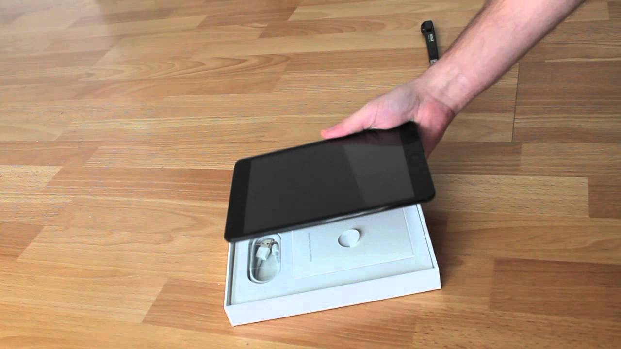 D&eacute;ballage Unboxing iPad mini noir