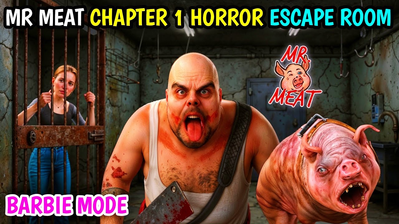 Mr Meat Horror Escape Room Walkthrough 😱 | I Escaped Mr. Meat's Horror House | Mr Meat 1 GamePlay 