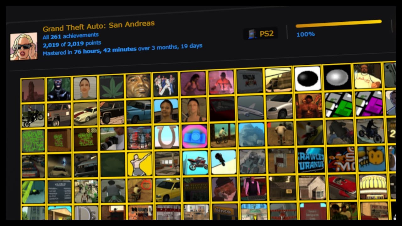 Full GTA:SA RetroAchievements Playthrough!