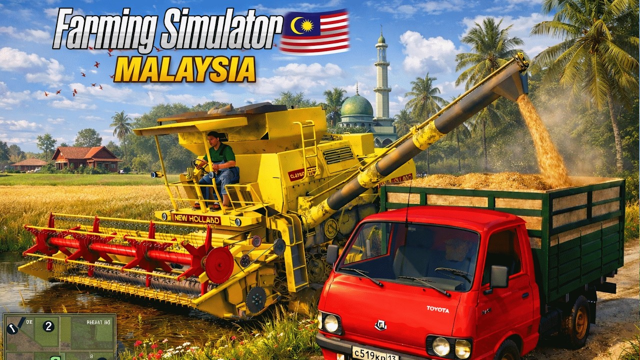 #129 RnD Mod Mesin Padi Di Farming Simulator 15