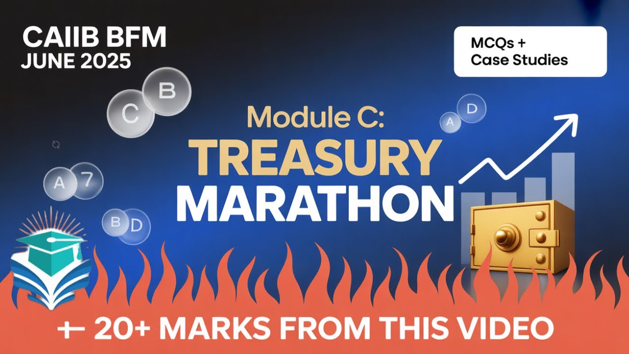 CAIIB BFM June 2025 &ndash; Module C: Treasury Management Marathon | MCQs + Case Studies
