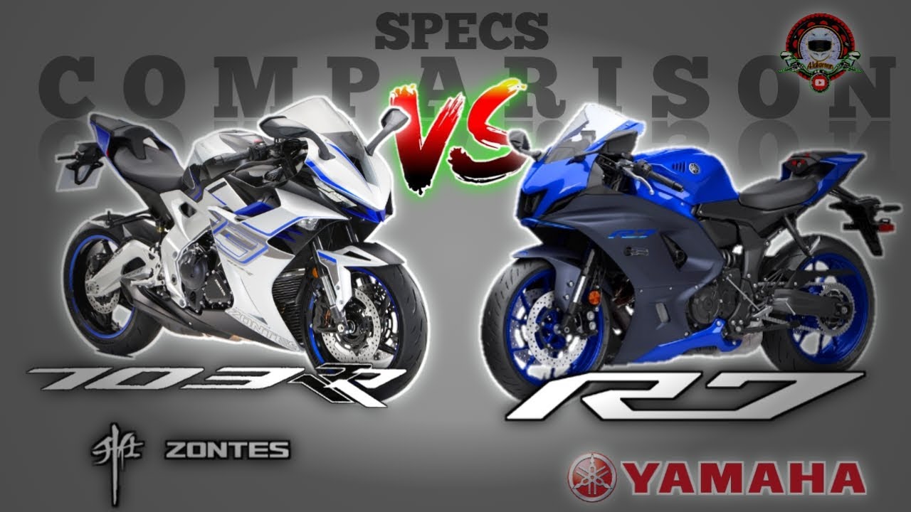 ZONTES 703RR vs YAMAHA R7 SPECS COMPARISON