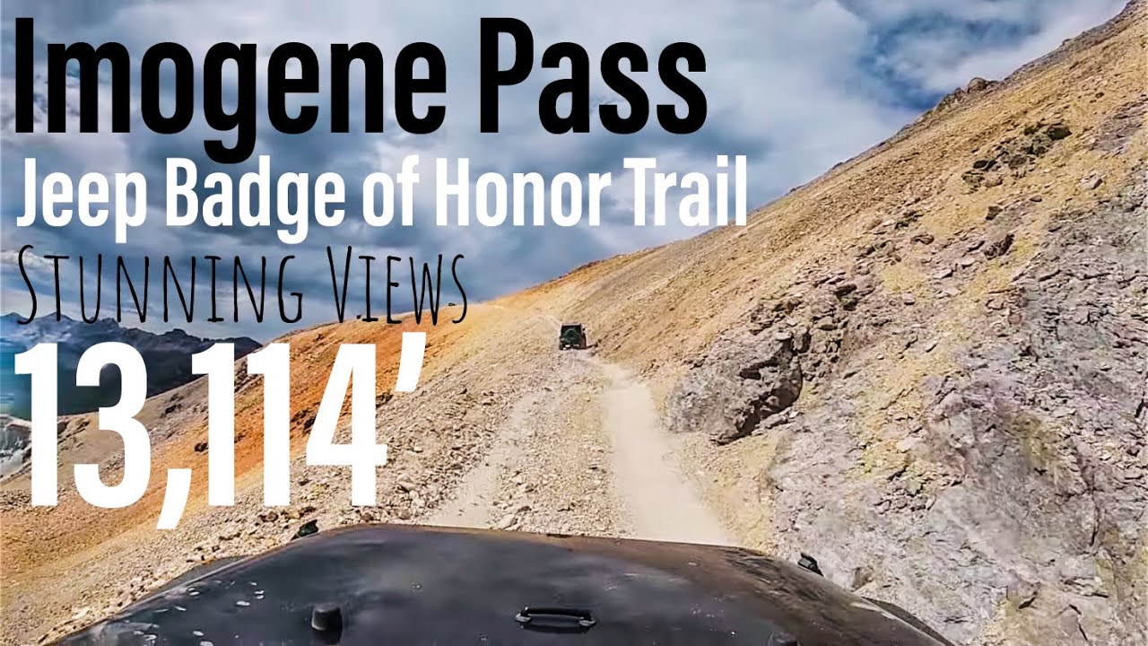 Imogene Pass Trail - Telluride to Ouray, Colorado