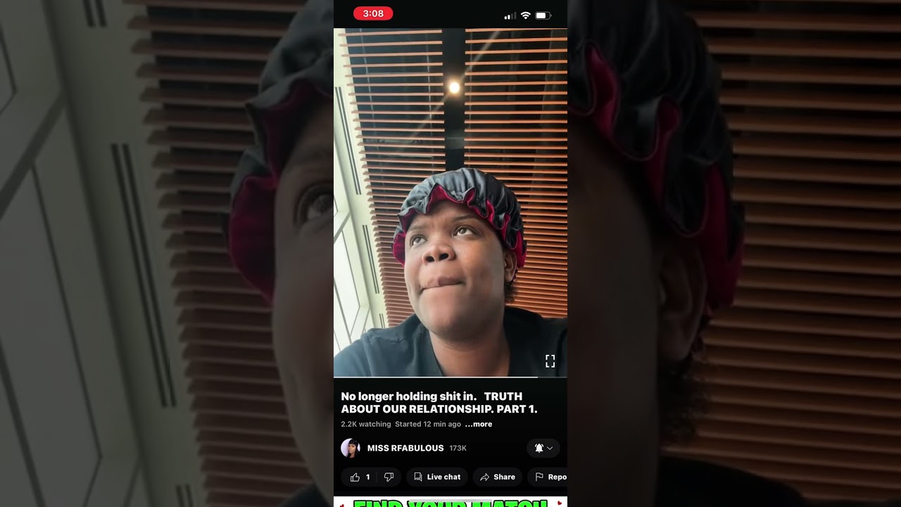 Miss RFabulous (Renne) Youtube live Speaking on her Ex boyfriend and her mother