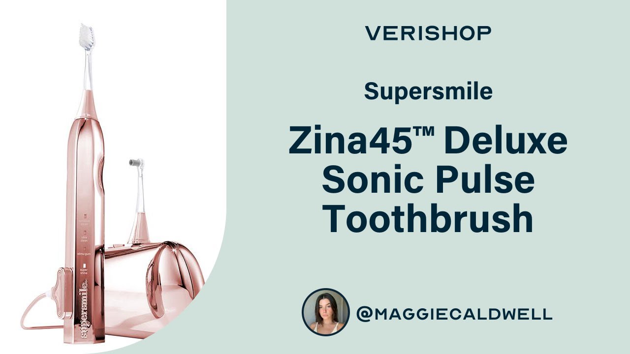 Supersmile Zina45™ Deluxe Sonic Pulse Toothbrush Review