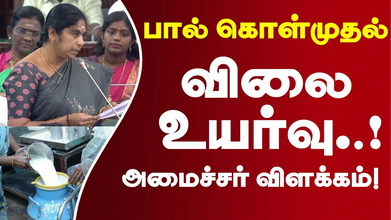 பால் கொள்முதல் விலை உயர்வு..!#MinisterVijayalakshmi #Aavin #AavinMilk #MilkProcurement #CMVijay