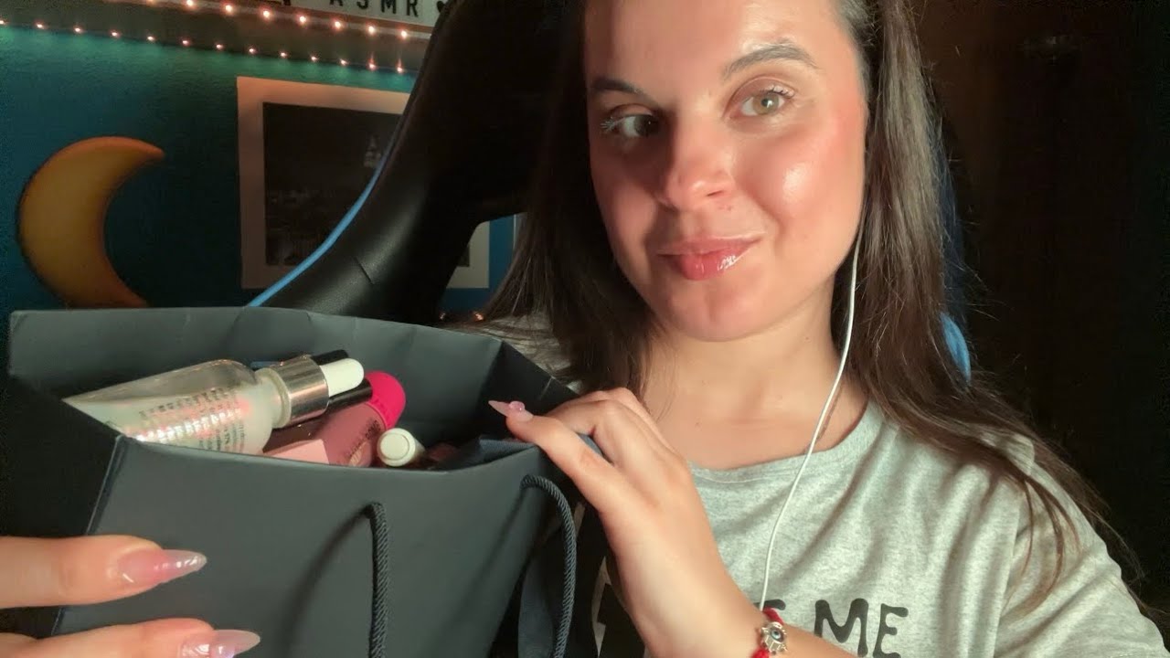 ASMR con todos los artículos de maquillaje que he sacado de mi colección ♡