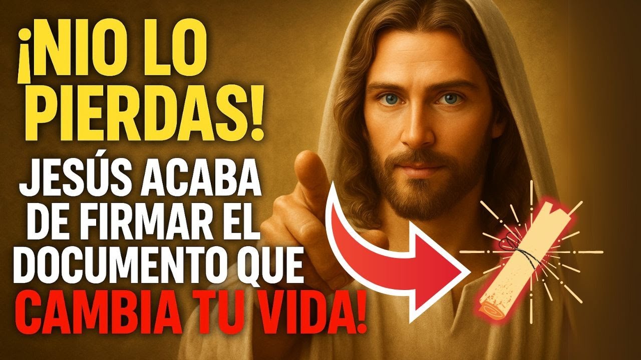 ✉️ DIOS DICE: ¡UN DOCUMENTO IMPORTANTE CON TU NOMBRE FUE LIBERADO!