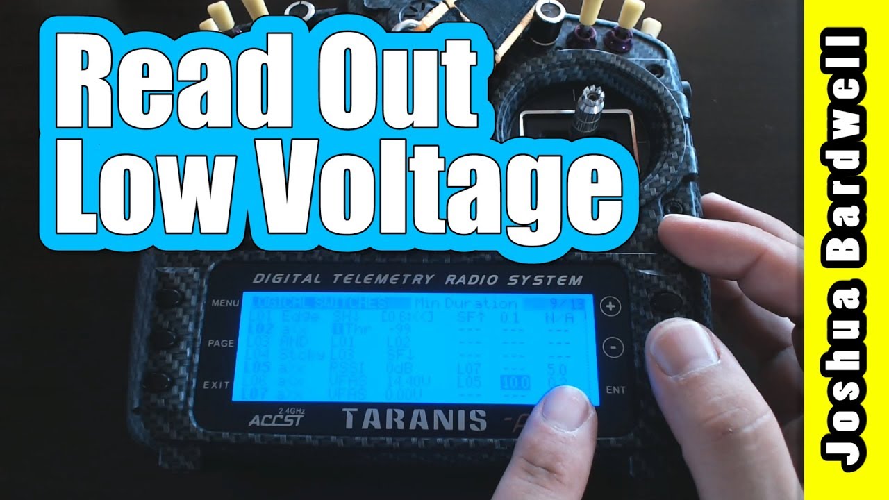 How to make your Taranis read out low voltage