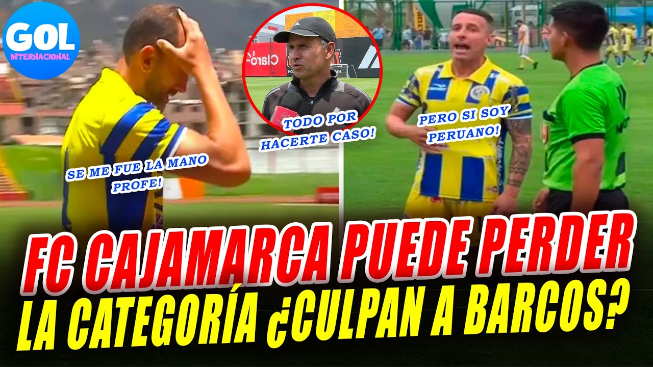FC CAJAMARCA PODRÍA SER SANCIONADO POR LA LIGA 1 y al PARECER SERÍA CULPA de HERNÁN BARCOS y DT