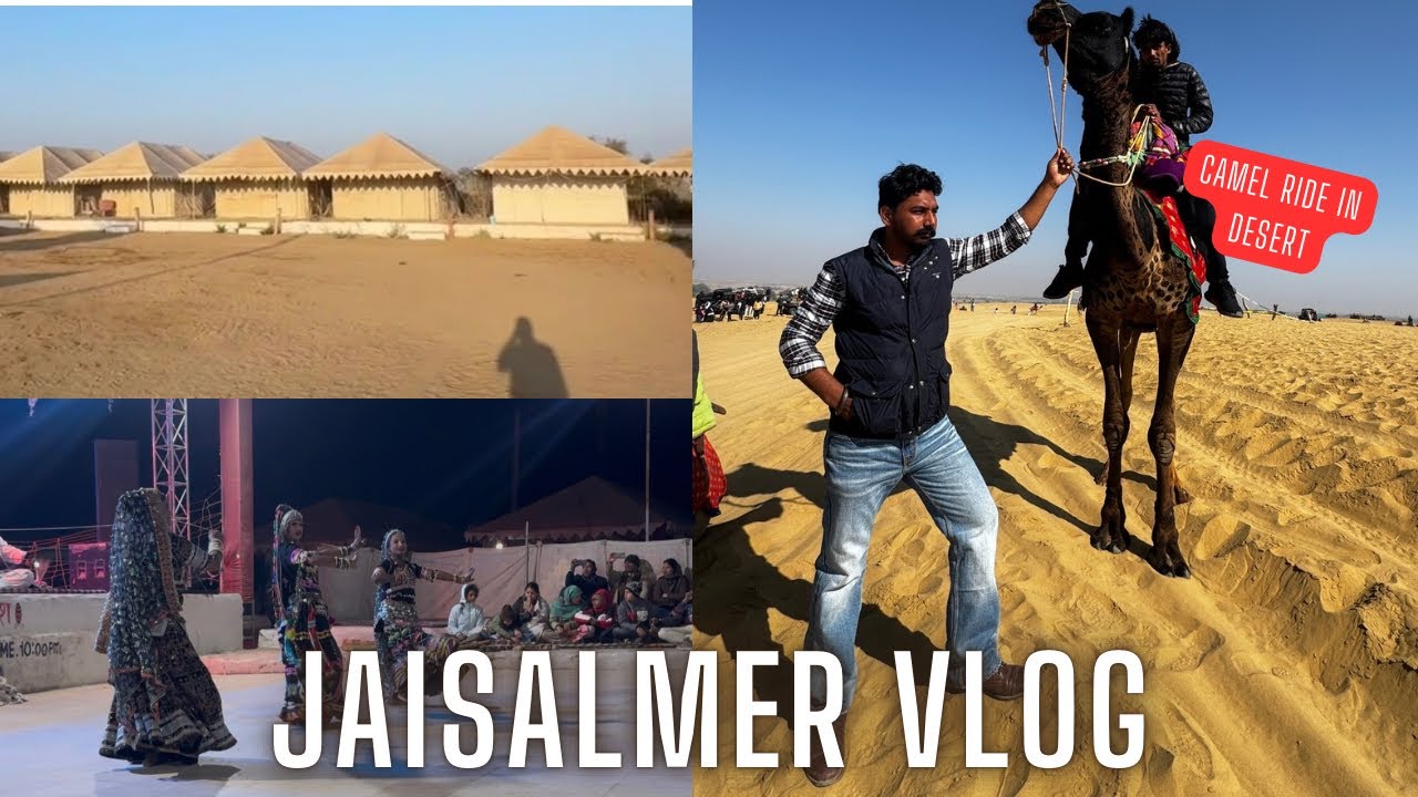 Sam Desert camp ⛺️ Jaisalmer ( full vlog ) 