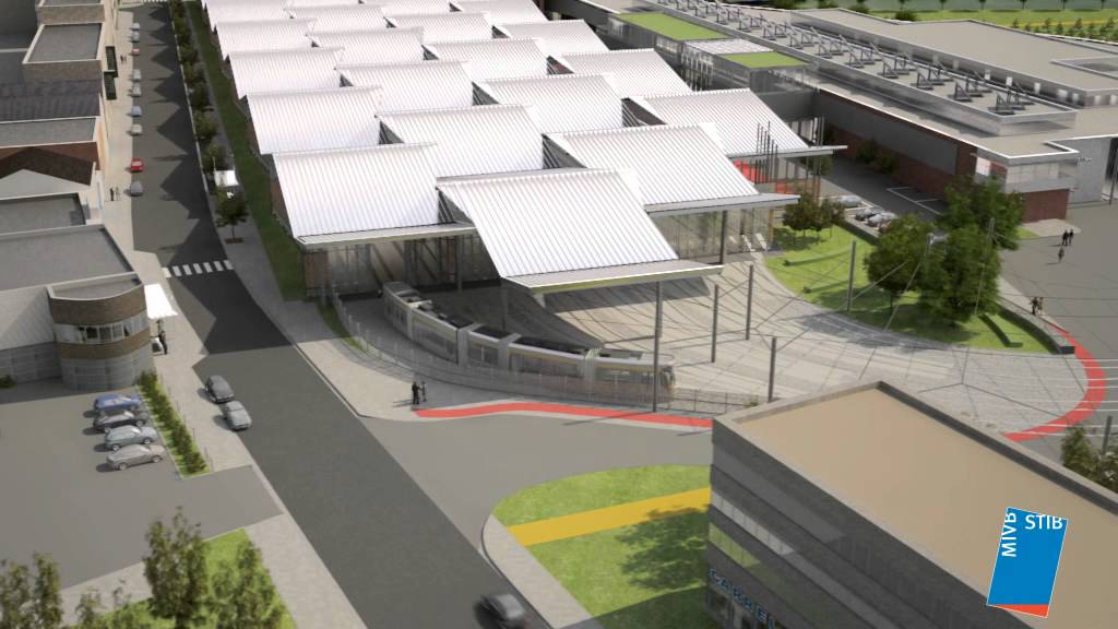 STIB - MIVB Dépôt de tram Marconi