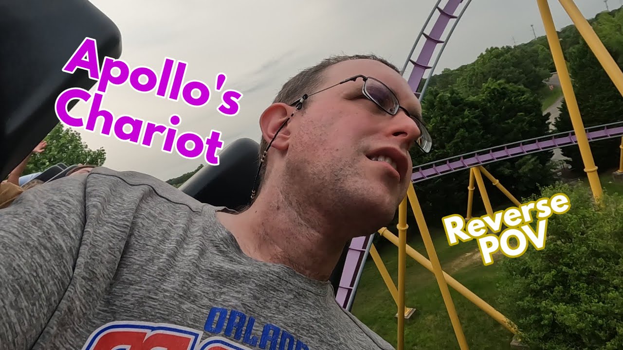 POV Apollo's Chariot @ Busch Gardens Williamsburg | Reverse POV