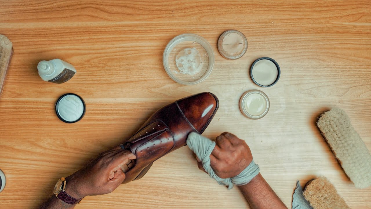 How to Mirror Shine Museum Calf Shoes | Paul Brunngard