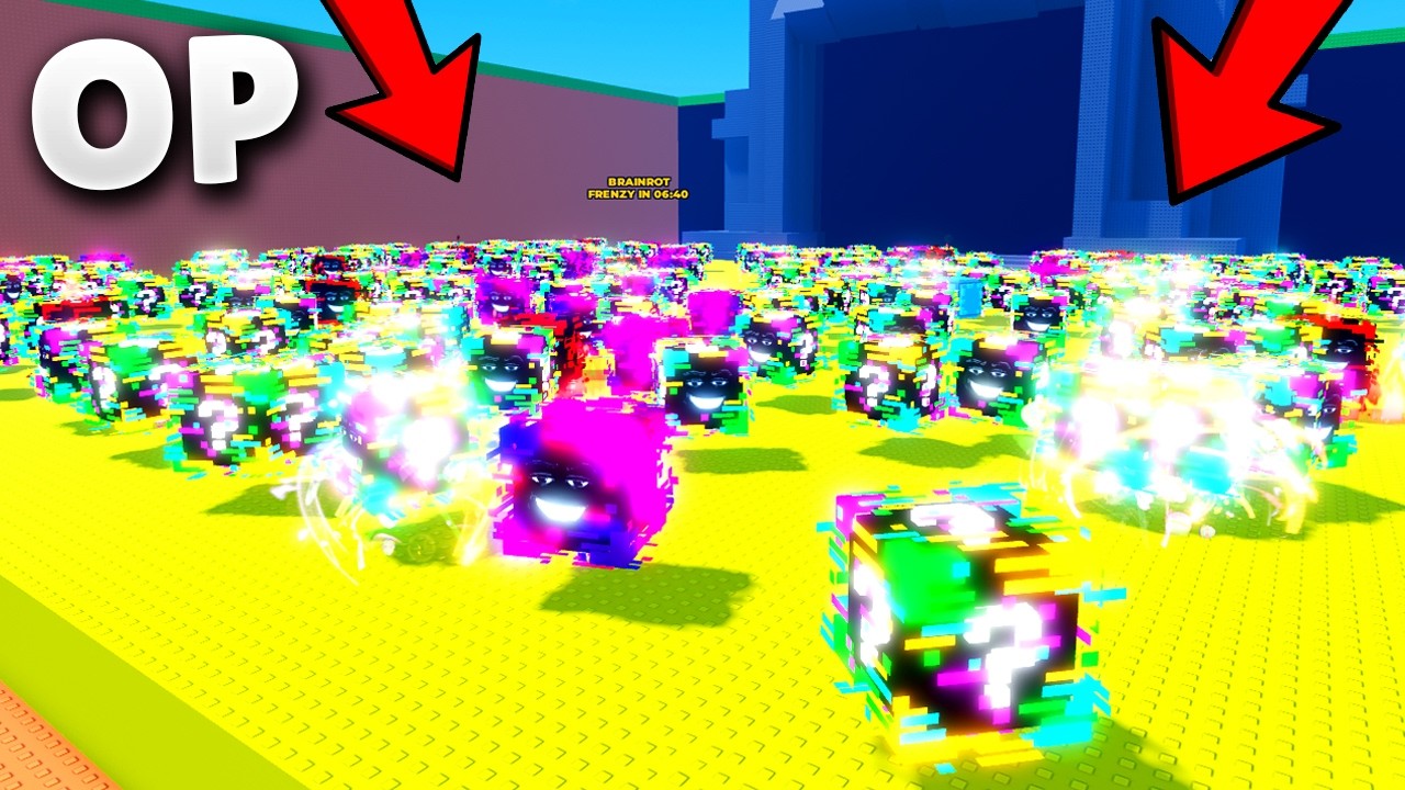 Lots of INFINITY LUCKY BLOCKS Types On a ADMIN ABUSE in ESCAPE TSUNAMI for Brainrots Funny Moments