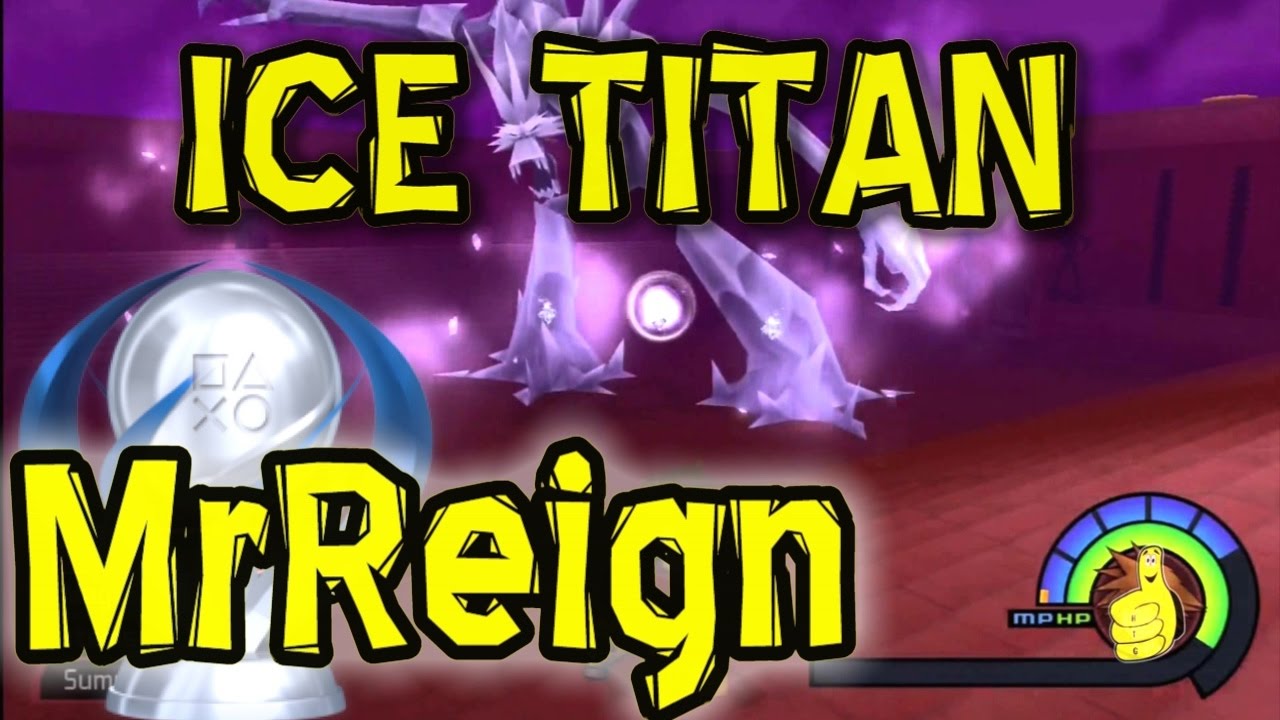 KINGDOM HEARTS 1.5 HD - FINAL MIX - ICE TITAN - The Frosty Giant - Trophy Achievement