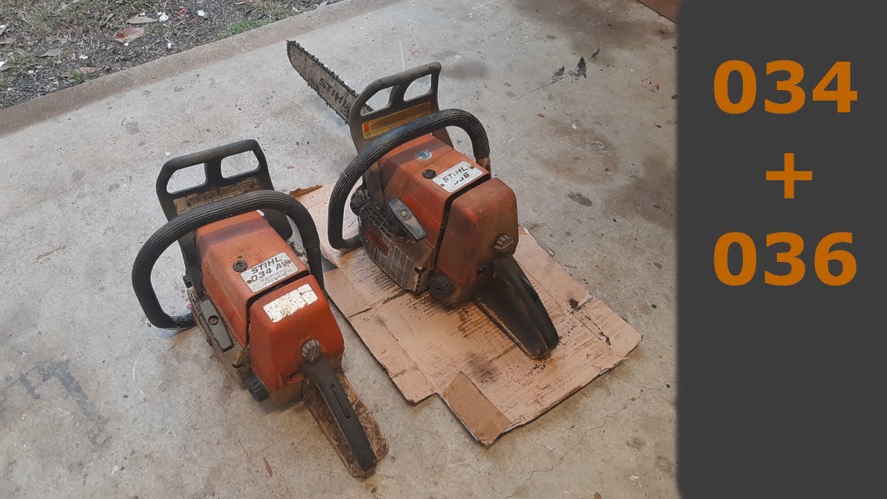 Getting these two Stihls cut ready after years of sitting!