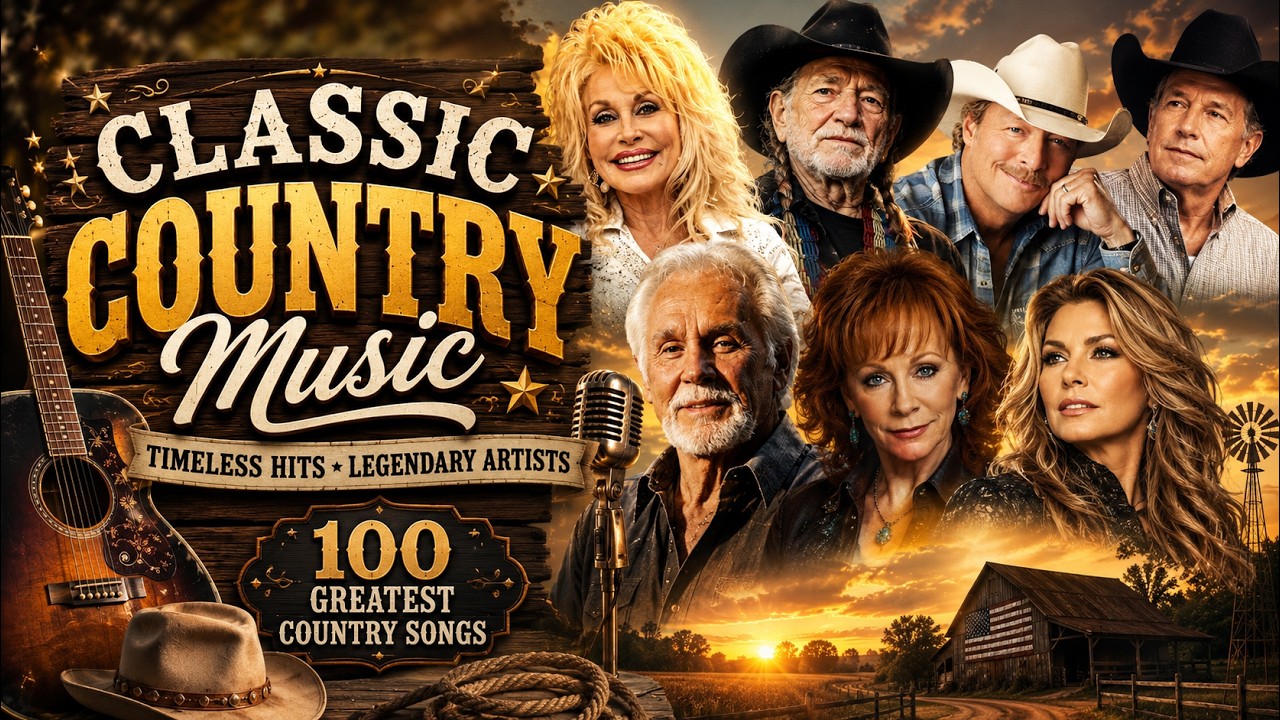 Top 20 Classic Country Songs With Lyrics &ndash; Classic Country Songs With Lyrics by Country Legends
