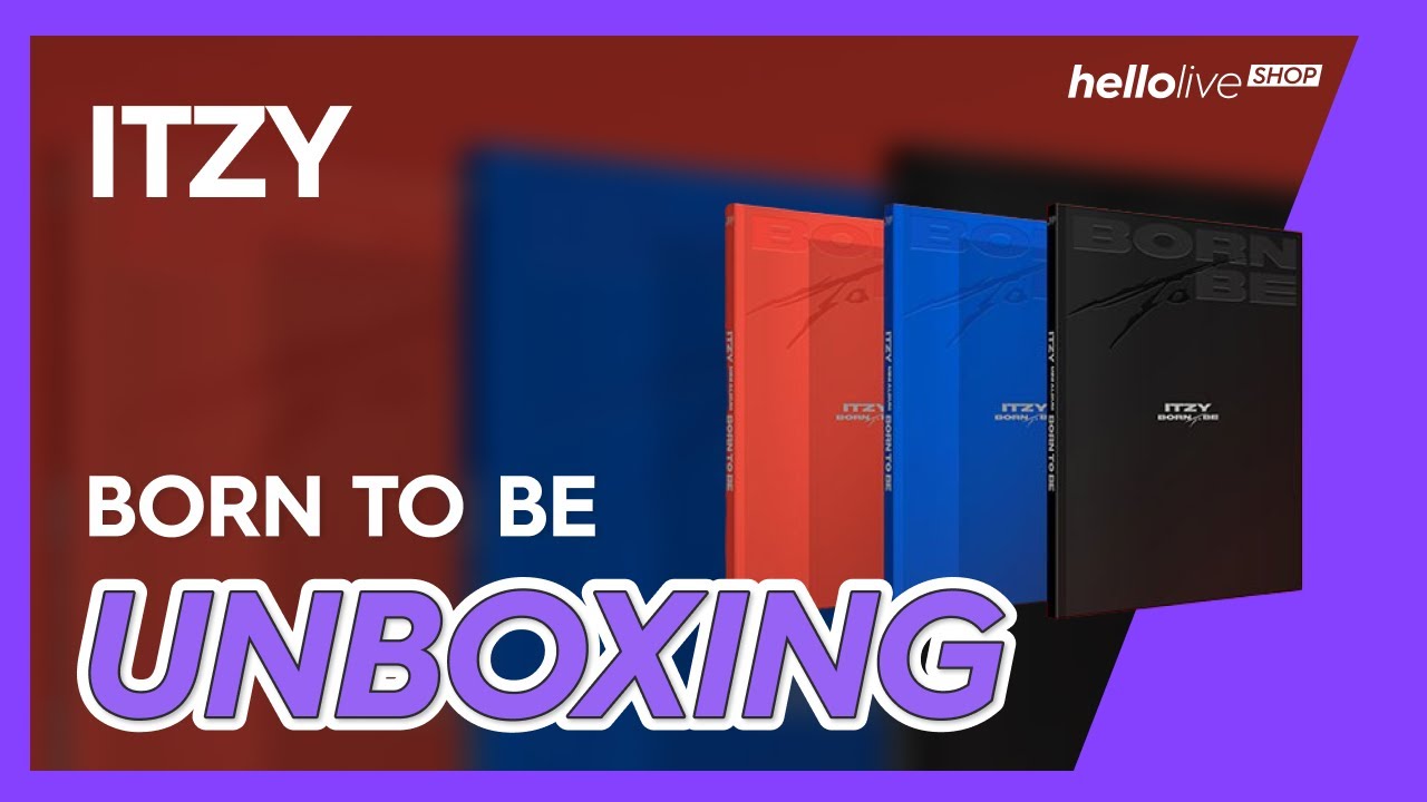 🖤#ITZY - BORN TO BE unboxing🖤