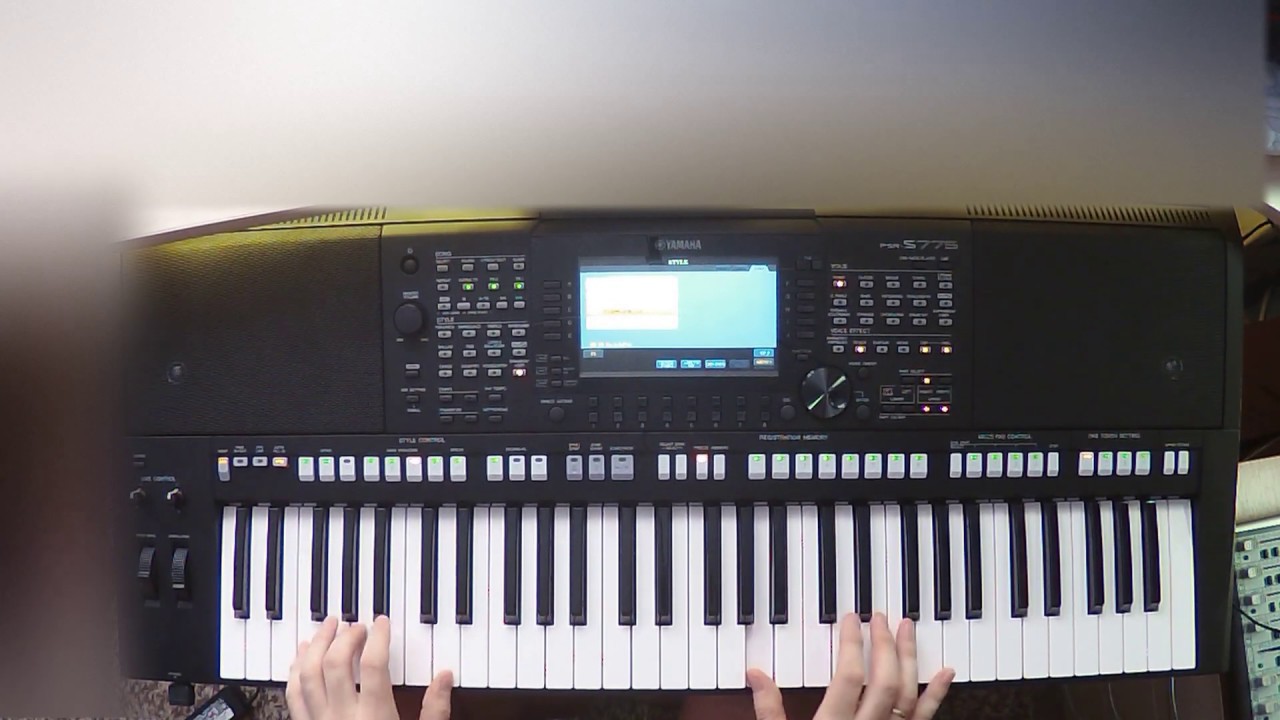 Yamaha PSR s775 Технология Странные танцы
