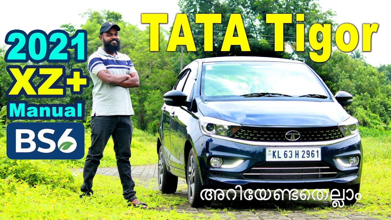 TATA Tigor | Malayalam Review & Test Drive | XZ+ Manual | Tyre mobility kit | ConnectNext App |