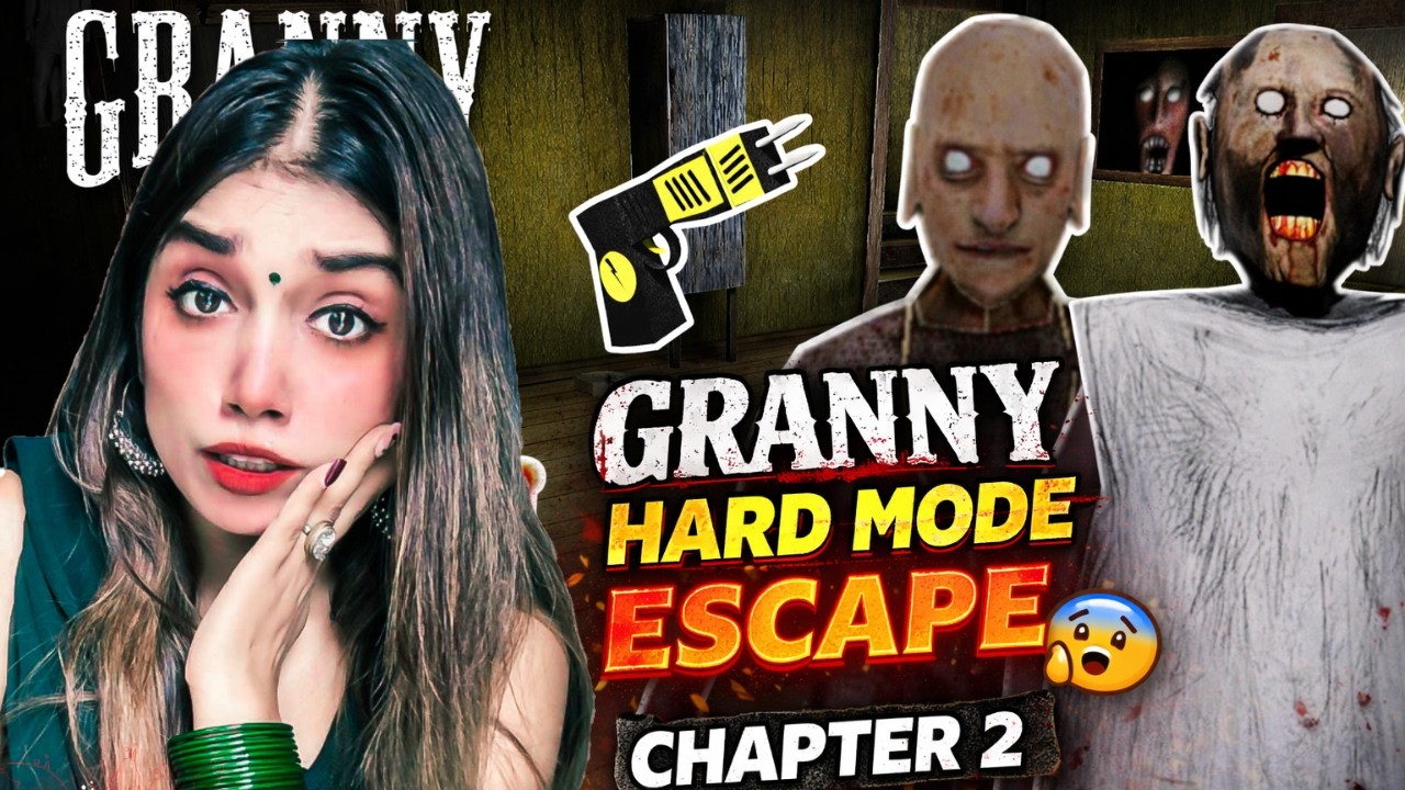 Granny Impossible Hard Mode Challenge 😱 Granny Chapter 2 Hard Mode Escape