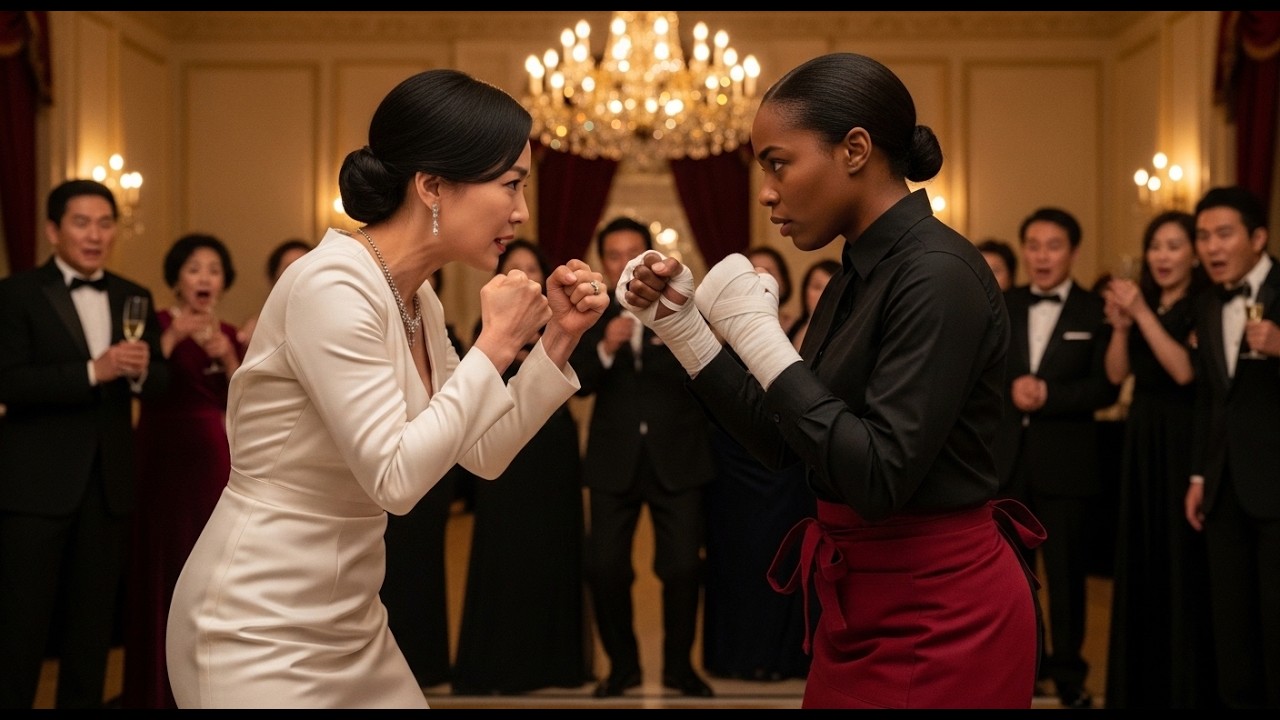 Korean Mafia Boss’s Wife Challenged the Black Waitress — Unaware She’s a Ruthless Boxer