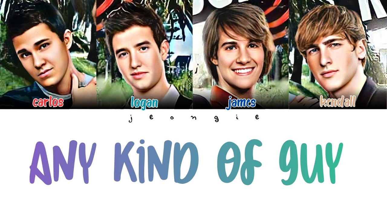 Big Time Rush - Any Kind Of Guy (Color Coded - Lyric)