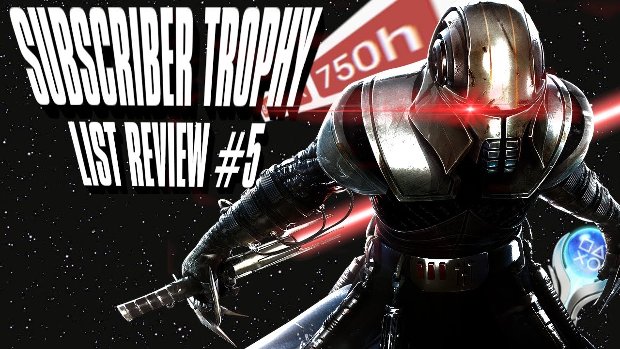 Subscriber Platinum Trophy List Review #5 -  Now THIS is Trophy Hunting! (161 plats)