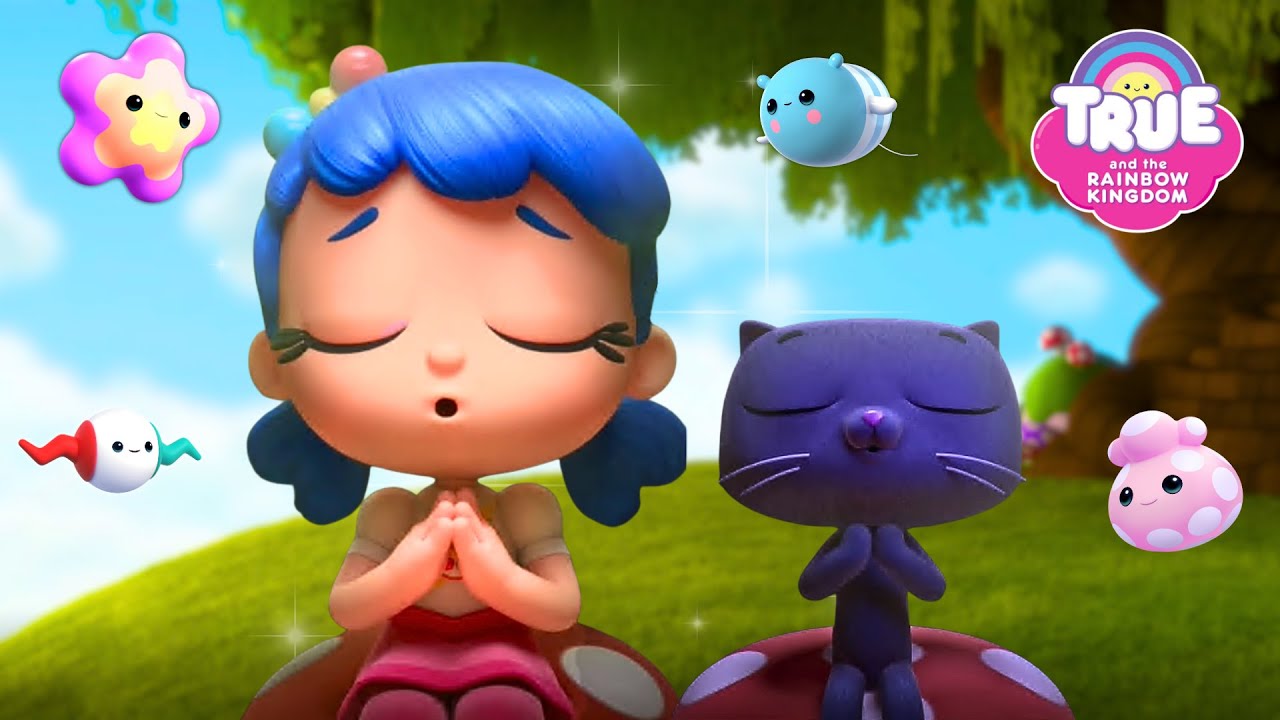 Deep Breathing with True and Bartleby! 🌈 🧘‍♀️ |  Mindfulness for Kids | True and the Rainbow Kingdom