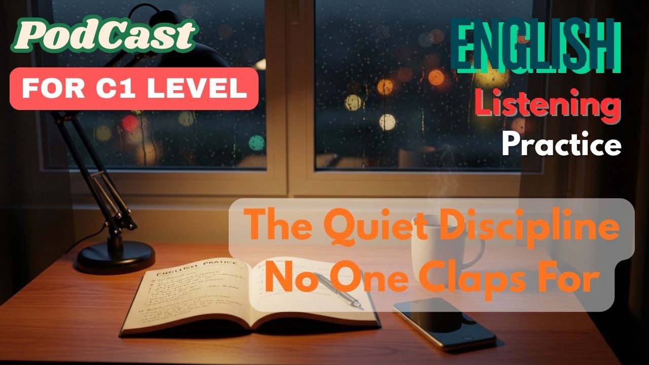 The Quiet Discipline No One Claps For (EP16) | Advanced C1 Listening + Real Conversation