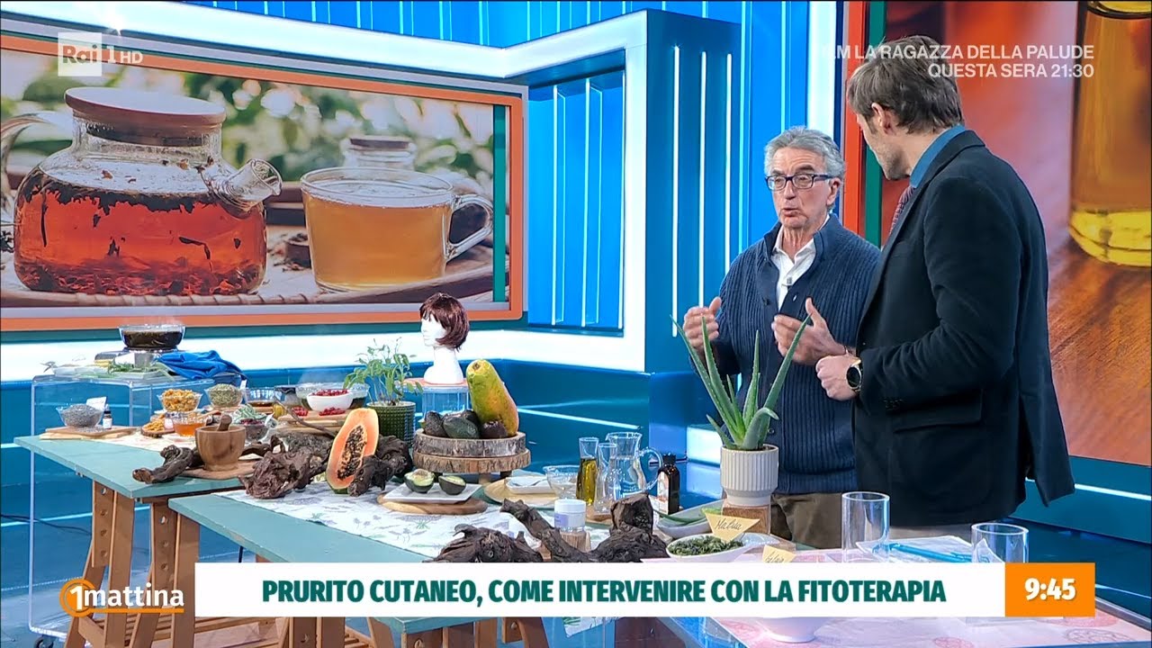 Fitoterapia e prurito cutaneo - Unomattina 15/01/2025