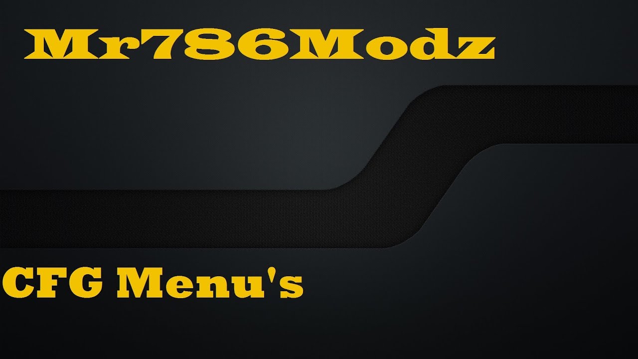 ☆zMarcusHD's v3.0 CFG menu/1.14☆