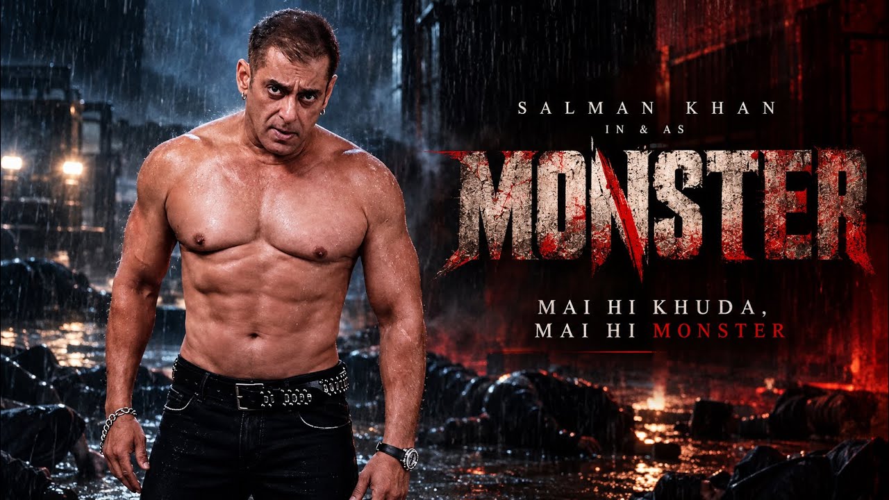 SALMAN KHAN ANNOUNCES MONSTER WITH FIRST OFFICIAL LOOK🔥