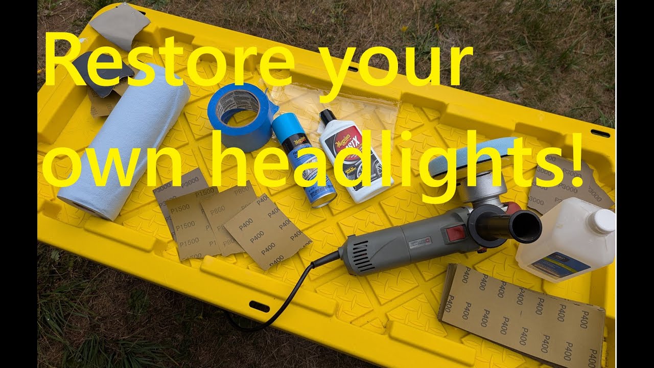 ep148 My Yard is My Garage - Lets unfog our headlamps!