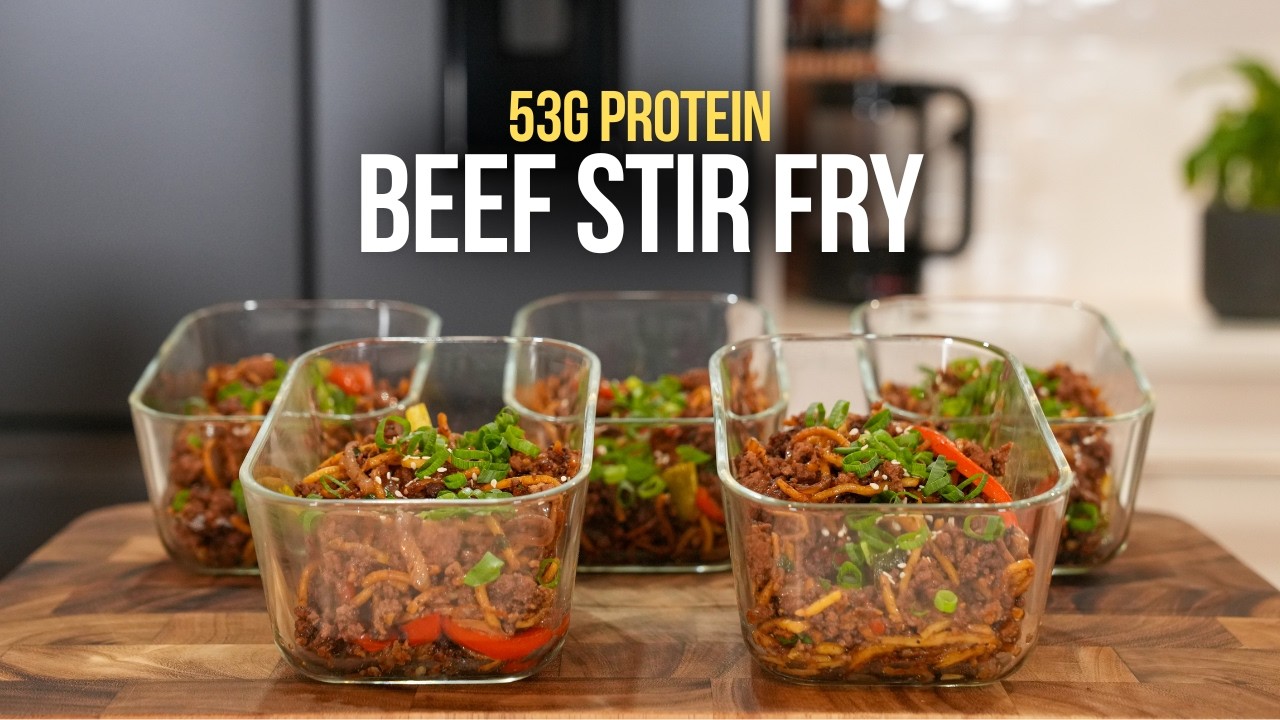 HIGH PROTEIN Beef Stir Fry | Easy 20-Minute Meal Prep