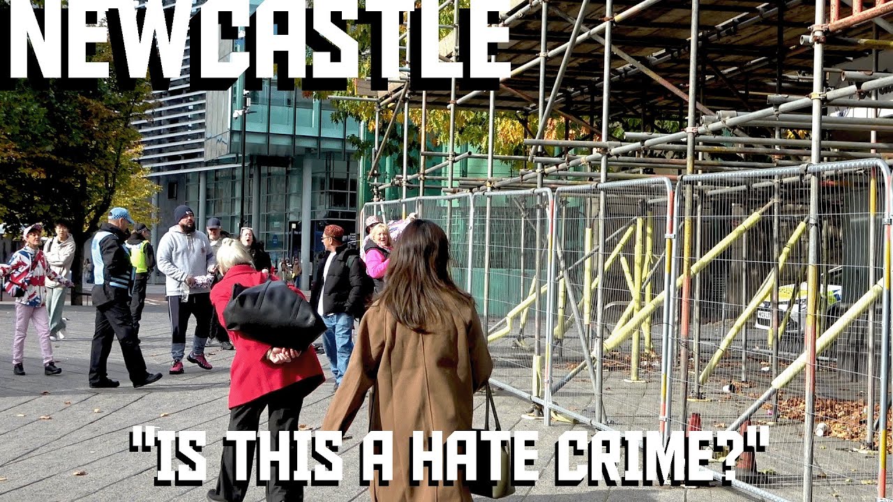 (Newcastle) Anti-facism protest was as you'd expect, but...