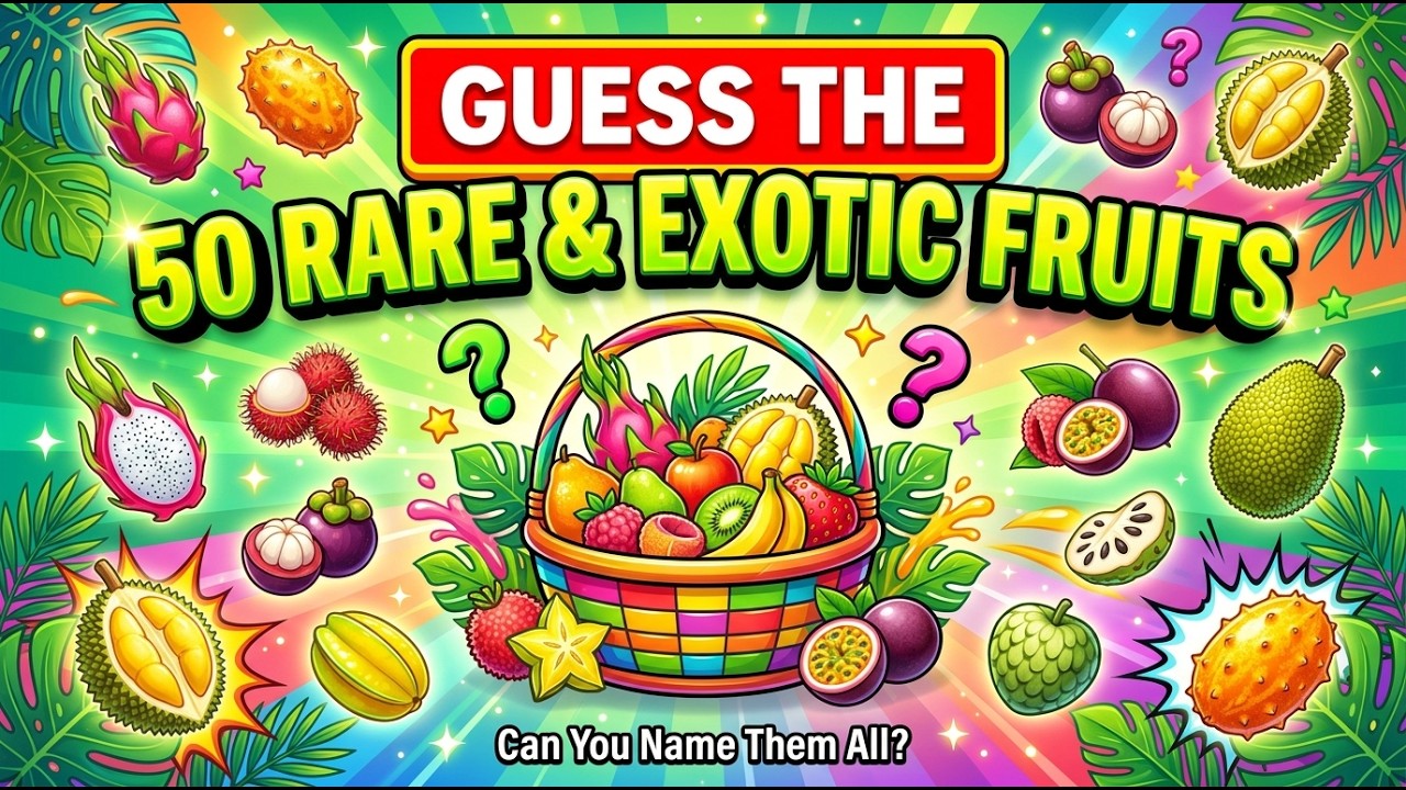 Guess the Fruit in 3 Seconds 🍍🥭 | Fun Food Quiz Challenge