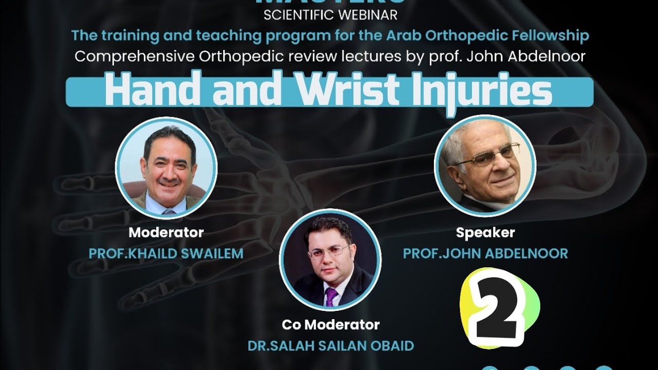 Hand and Wrist Injuries| Part 2| Orthopedic Review Lectures Series | Dr.Jone Abdelnoor |