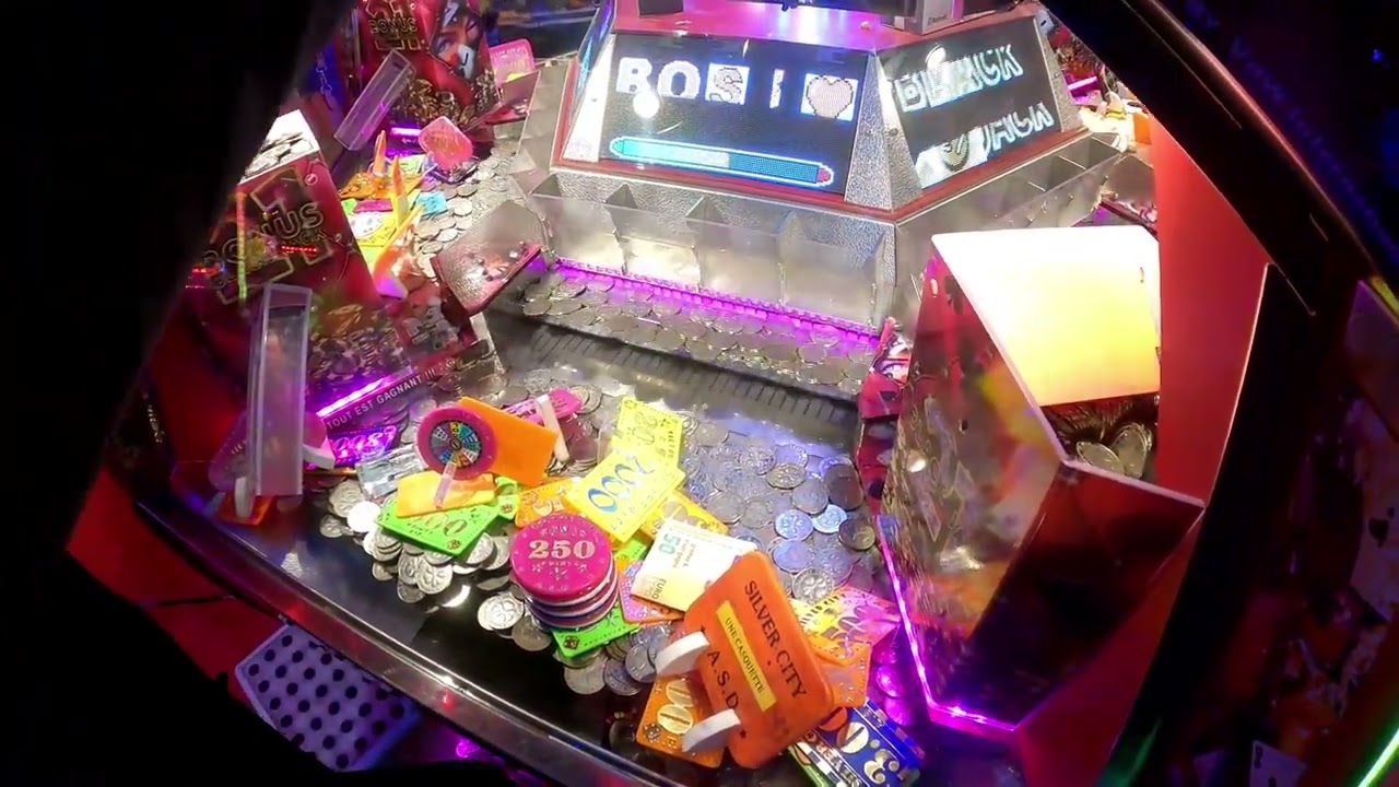 Machine Pousse pieces Silver city à la foire saint martin à Angers épisode 1/4