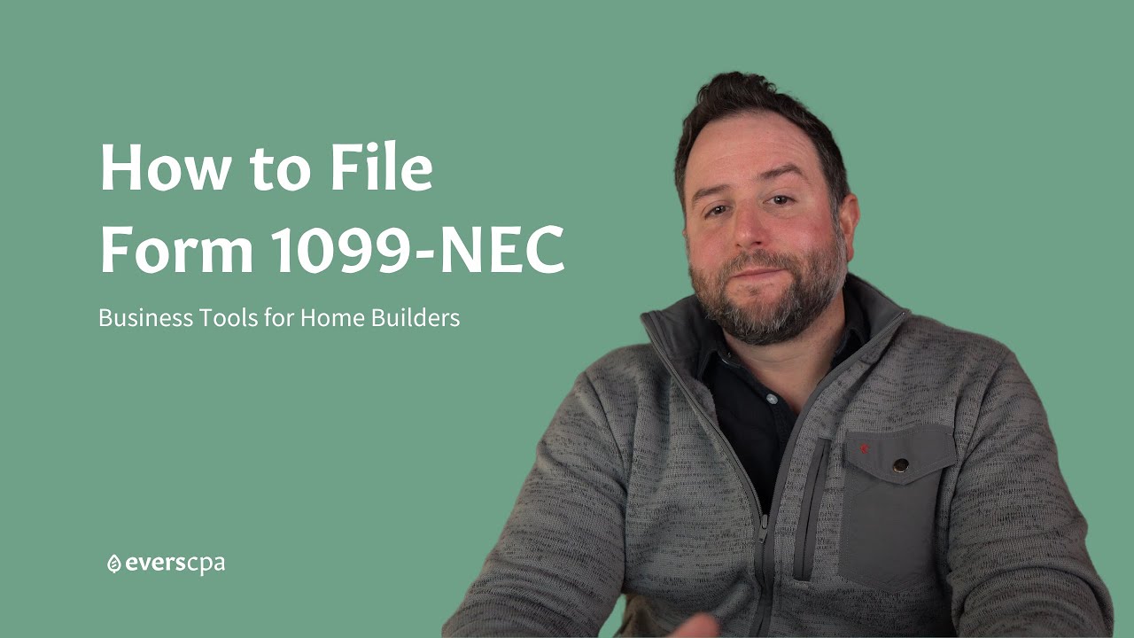 How and When to File Form 1099-NEC