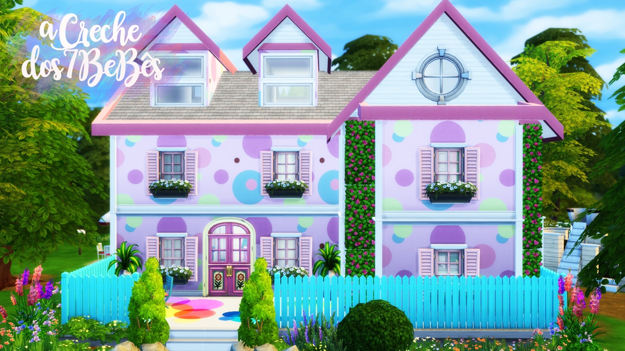 CONSTRUINDO A CRECHE DOS 7 BEBÊS! THE SIMS 4 - Build Seven Toddler Challenge Daycare