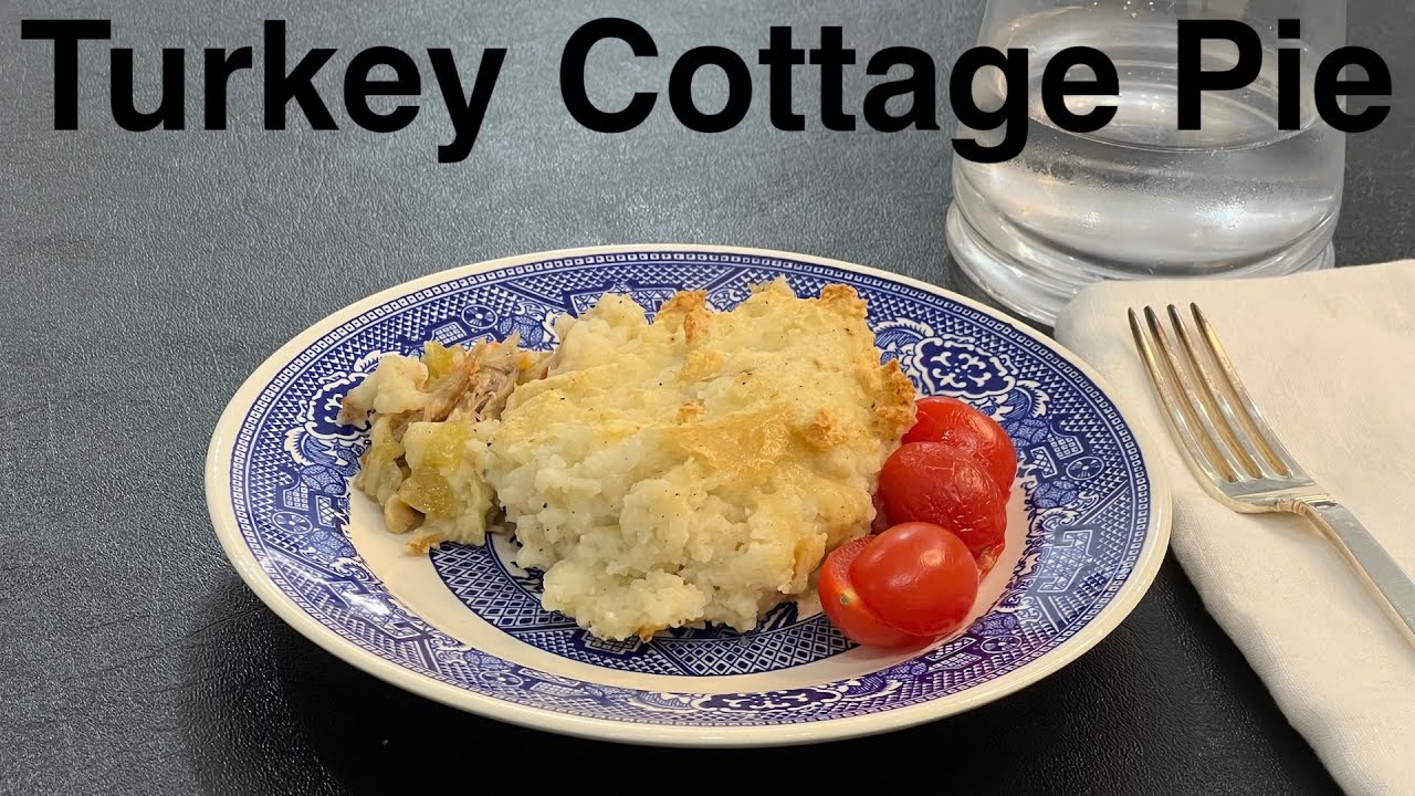 Healthy Turkey Cottage Pie - Low-Calorie, High-Protein Comfort Food Using Leftover Turkey
