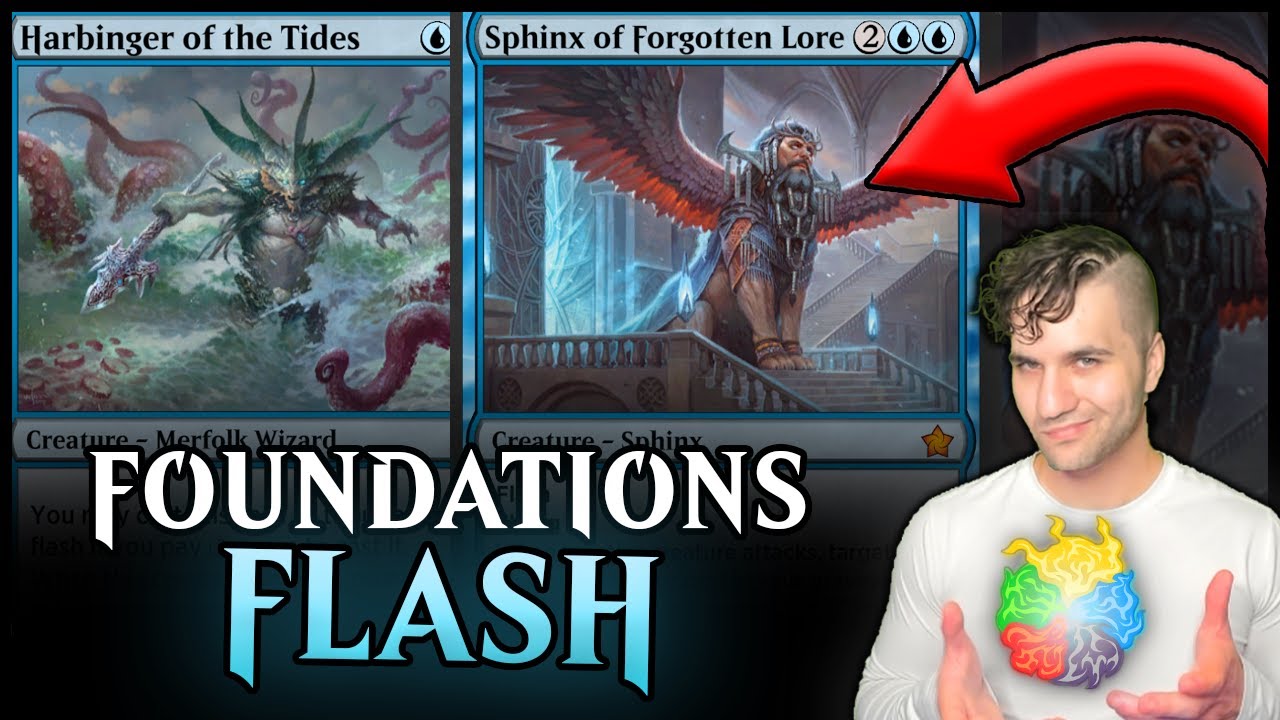 ️‍⚡ Foundations Brings Back... FLASH?! ️‍⚡ Standard | Mono Blue | MTG Arena