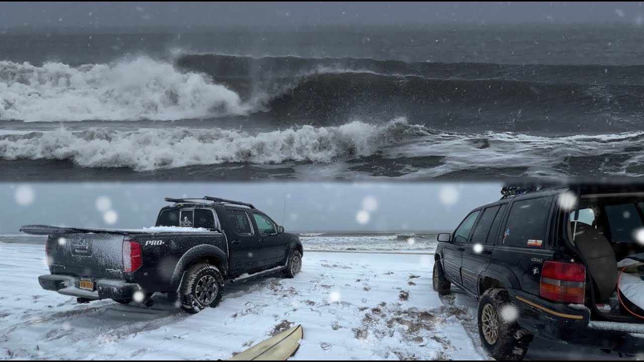 OFF-ROADING AND SURFING NEW YORK SNOWSTORM